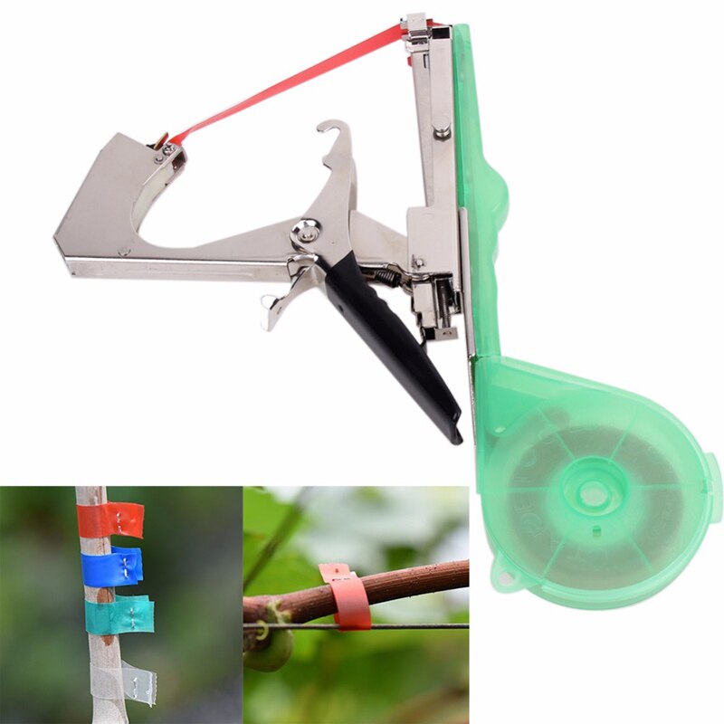 Anlage Binden Tapetool Tapener Maschine Zweig Hand Binden Maschine Garten Werkzeug Verpackung Gemüse Stengel Umreifung/10000 Stck Nagel