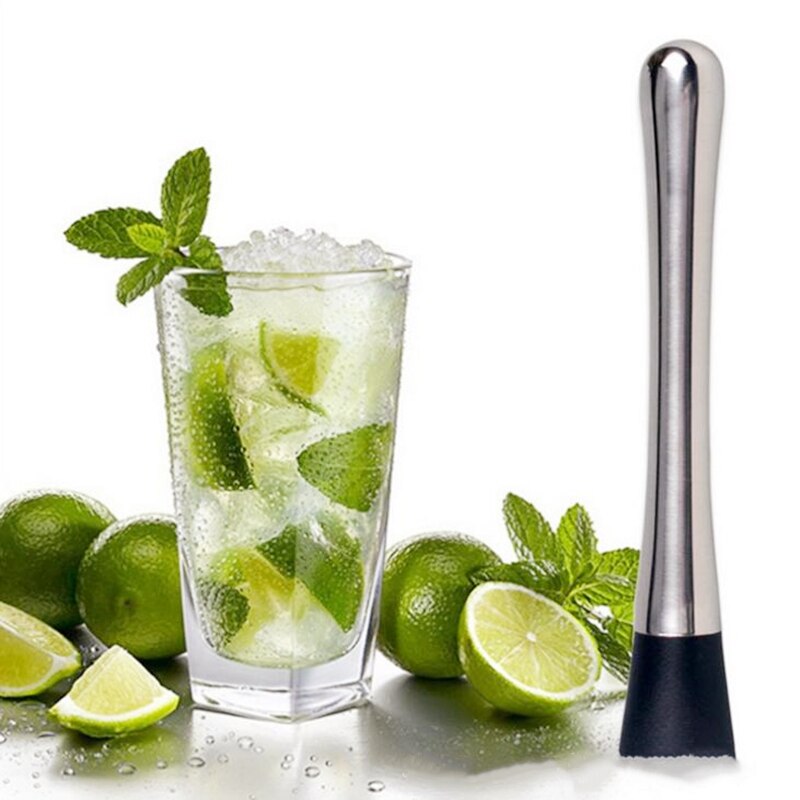 DIY Drink Fruit Muddlers Ice Crusher Barware Bar Tools Cocktail Muddle Stainless Steel Bar Mixer Ice Crushing Tools