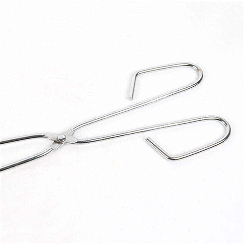 Stainless Steel Pick Up Tool Long Garbage Clip Scissor Shape Portable Tongs Barbecue Accessories Outdoor Gadget Roadsides