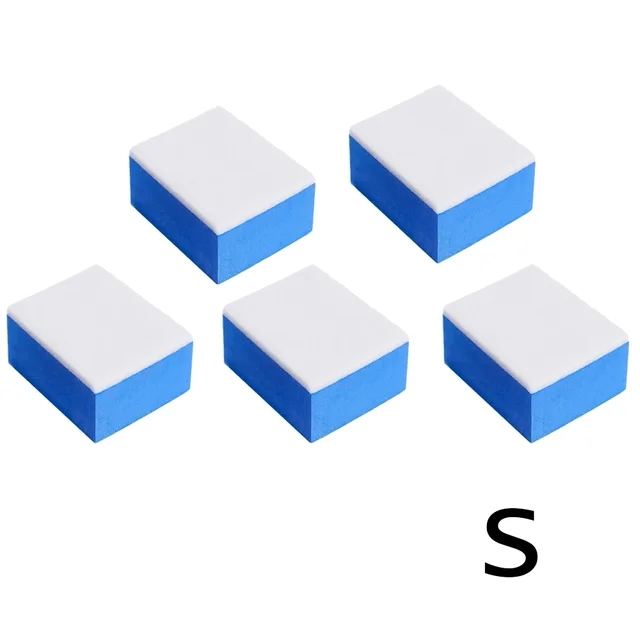 Esponja de limpieza de película de aceite de vidrio para coche, esponjas de pulido para limpiaparabrisas, cepillo de fieltro de lana para parabrisas de coche, herramientas de eliminación de polvo de aceite, accesorios: Blanco