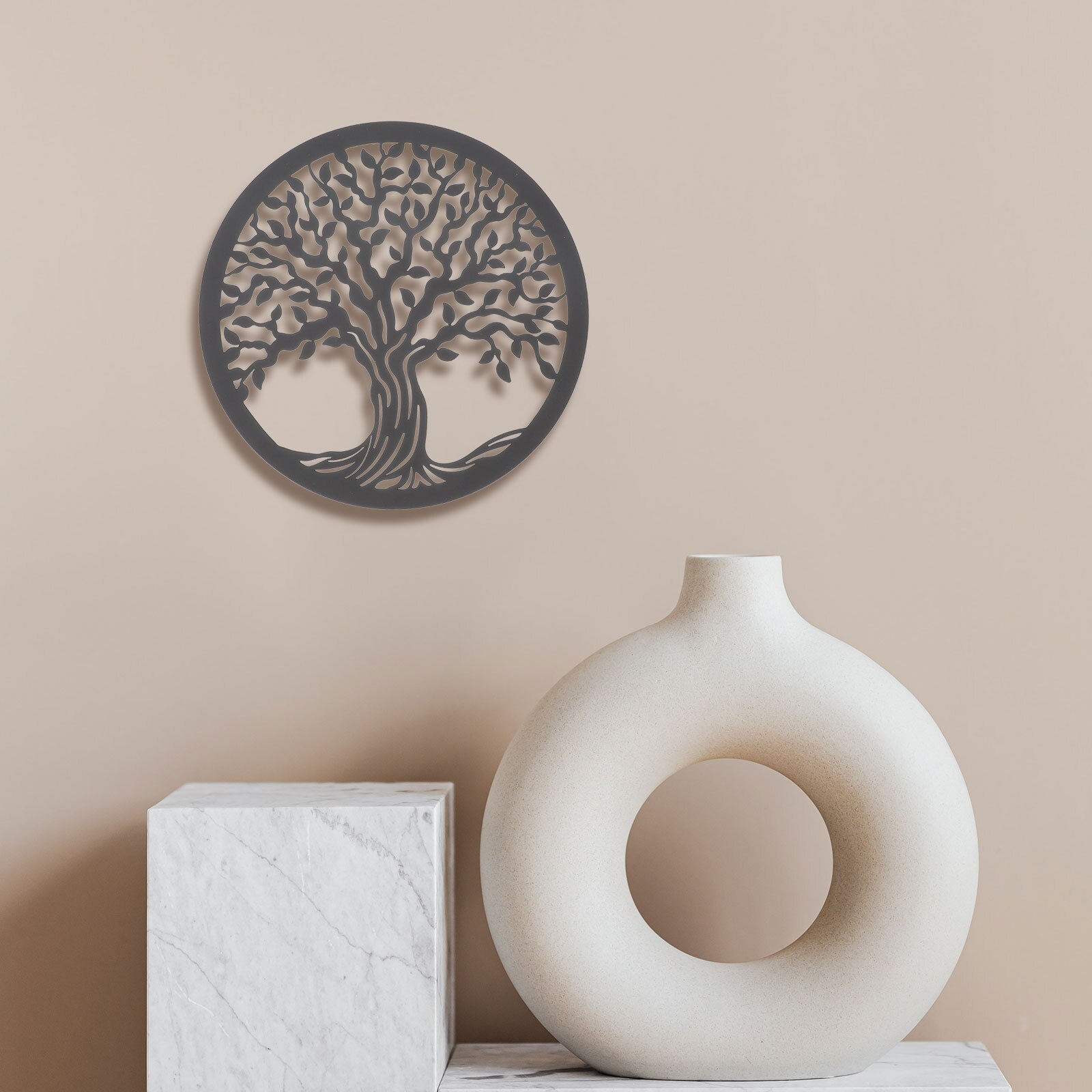 Iron Craft Wall Decor Decorative Metal Wall Ornament Home Garden Wall Pendant