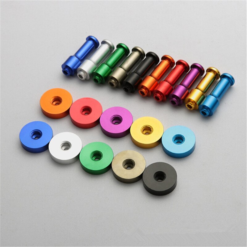 10 kleuren ruimte aluminium multi-color diy handdoek muur haak spijker badkamer keuken kleding sleutel kapstok tas hanger houder