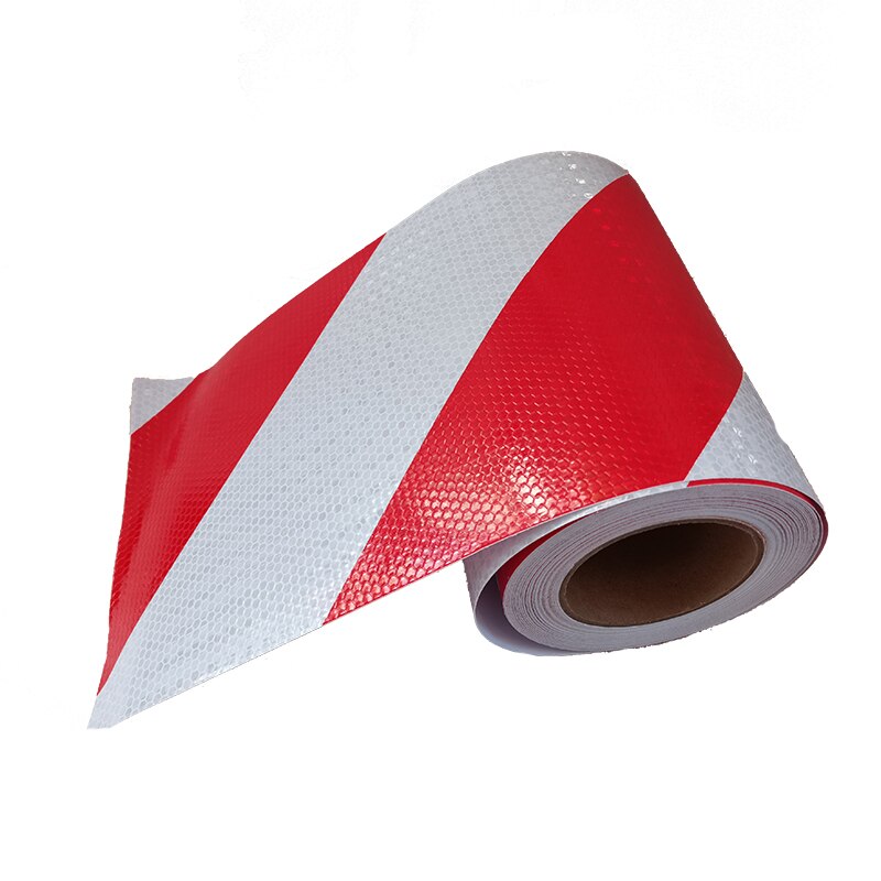 20cm*5m Car Reflective Stickers Safety Mark Reflective Strips Warning Stickers Tape Exterior Warning Strip Protect