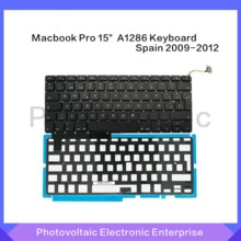 Spanje Spaanse Toetsenbord Met Achtergrondverlichting Voor Macbook Pro 15 "A1286