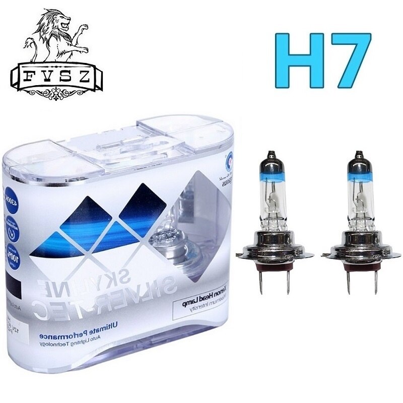 2Pcs H7 12V 55W 4300K Auto Halogeen Koplampen Lamp Mistlichten Ultra Heldere Warm Wit Quartz auto Lamp