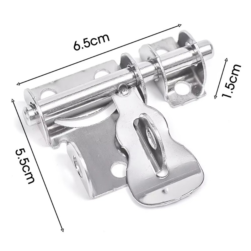 Stainless Steel Door Lock Small Security Door Bolt Window Latch Heavy Duty Sliding Gate Tower Bolts Latch Catch Home Bolt Locks