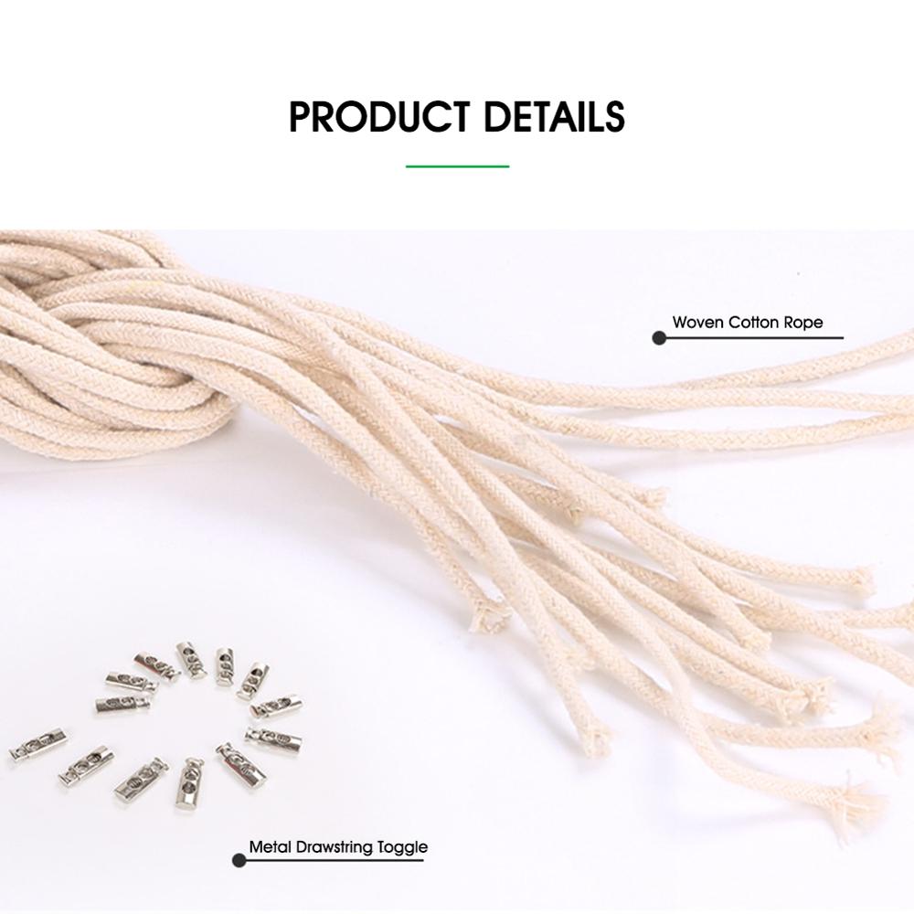 Cotton Drawstring Bag Eco-friendly Flour Bag Rice Bread Food Bag 6A Pure Cotton Shopping Bag Linen Drawstring Storage Bags