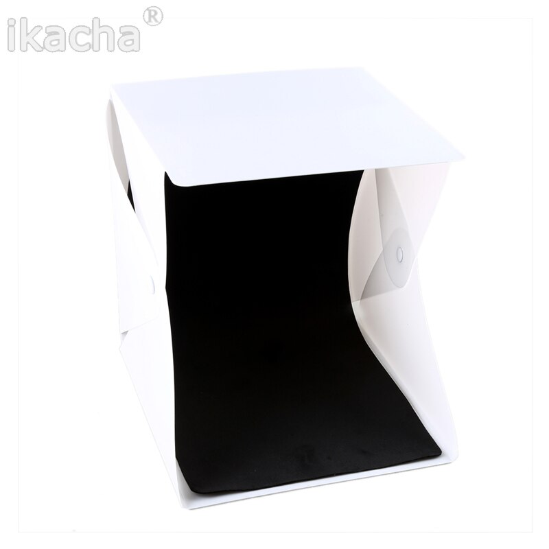 24Cm/9 &quot;Mini Vouwen Lightbox Fotografie Studio Softbox Led Light Soft Box Camera Foto Achtergrond Doos Verlichting tent Kit