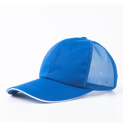 Bump Cap casco di sicurezza sul lavoro estate traspirante sicurezza anti-impatto caschi leggeri moda Casual protezione solare cappello protettivo: 8002-blue