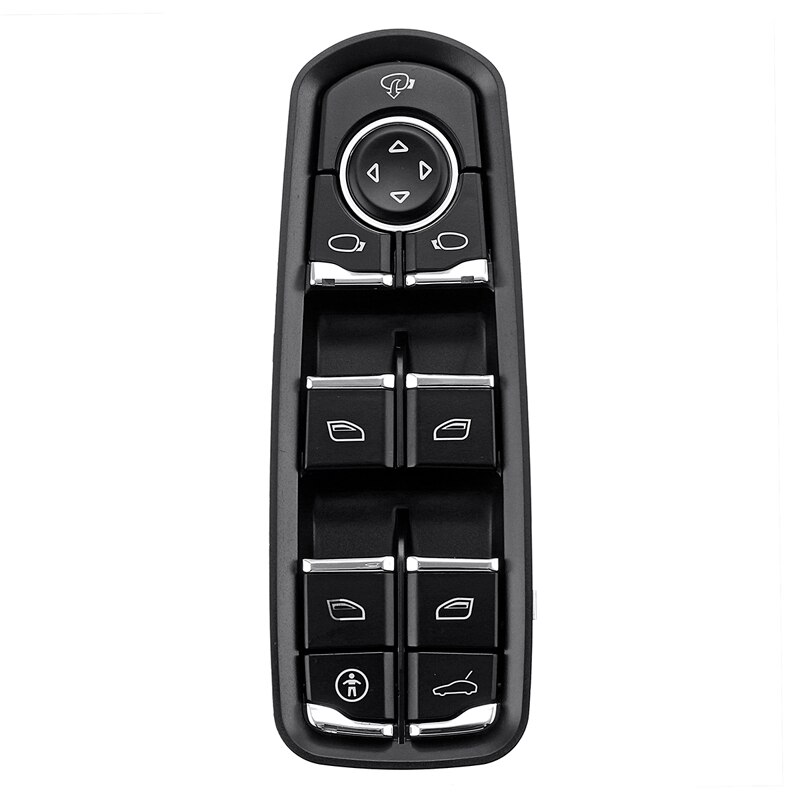 Window Control Switch Driver Passenger Side Button with Child Lock For Porsche Panamera Cayenne Macan 7PP959858MDML / RDML/ CDML: with Child Lock