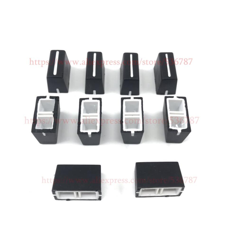 20 unids/lote pomo de Color negro Faders gorra de potenciómetro de deslizamiento recto para Allen & heat XONE: DB2 DB4 92 23C