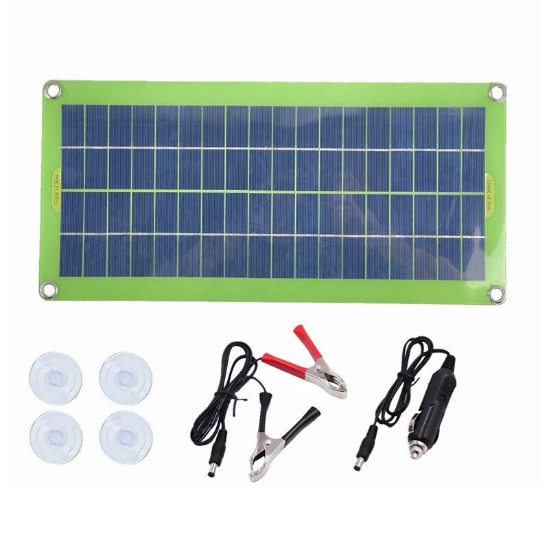 High Efficiency Solar Panel Portable 100W 12V 5V for Phone Car, Flexible Solar Panel Car Outdoor Emergency Charging