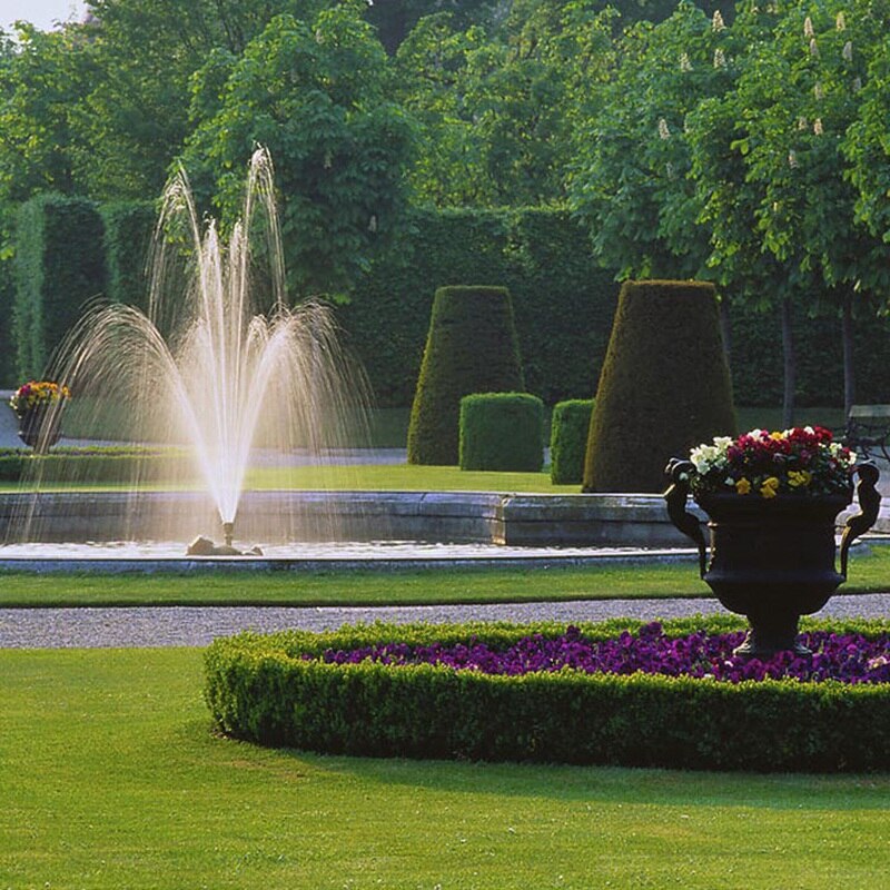 1 zoll DN25 Durcheinander Einstellbar 3 Schicht Blume Eingegeben Brunnen Düsen Garten Landschaft Brunnen Garten Teich Dekoration Brunnen Equ