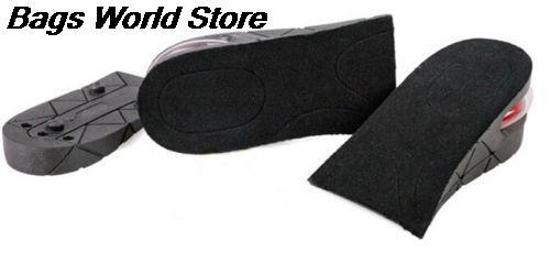 Men Women PVC 5cm Air Cushion Adjustable Height Increase Lift Heel Inserts Higher Shoes Pads Layer Taller