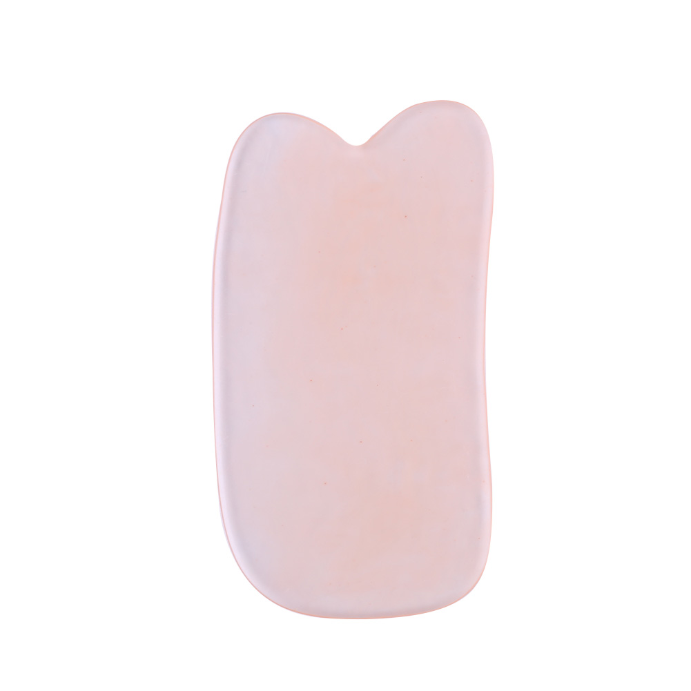 Natürliche Harz Bienenwachs Guasha Schaber Gesicht Hals SPA Therapie Massage Board Rosa Gesicht Massage Schaber Platte Anti-Stress-Massage Werkzeug: F