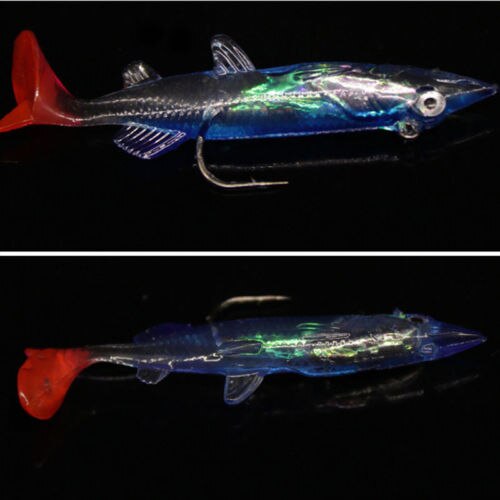 Luminous Night Minnow Carp with Hook Artificial Bait Striped Bass Fishing Lures