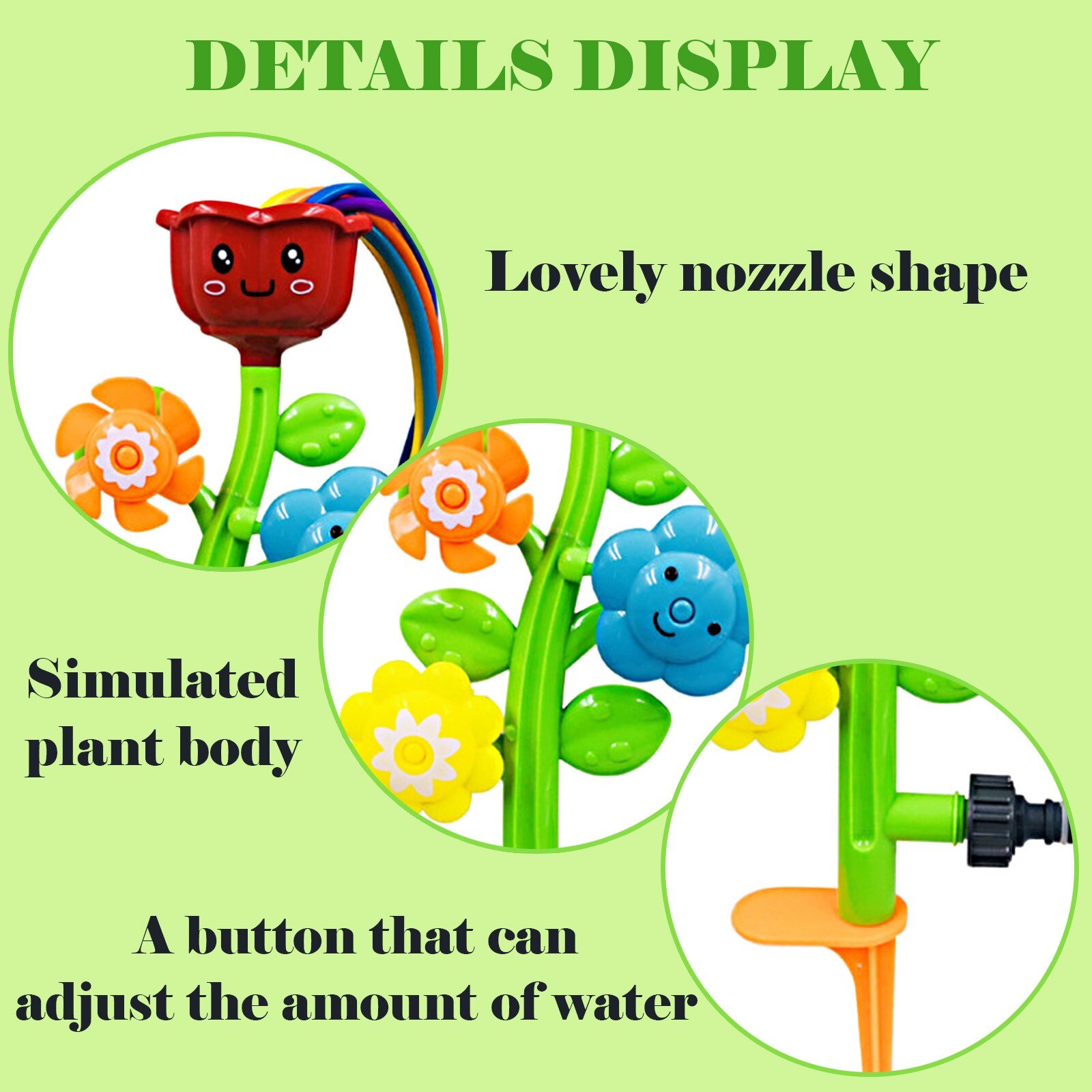 Kids Sprinkler Bloem Waternevel Speelgoed Splash Bloem Tuin Water Sprinkler Gazon Sprinkler Voor Kids Zomer Outdoor Speelgoed