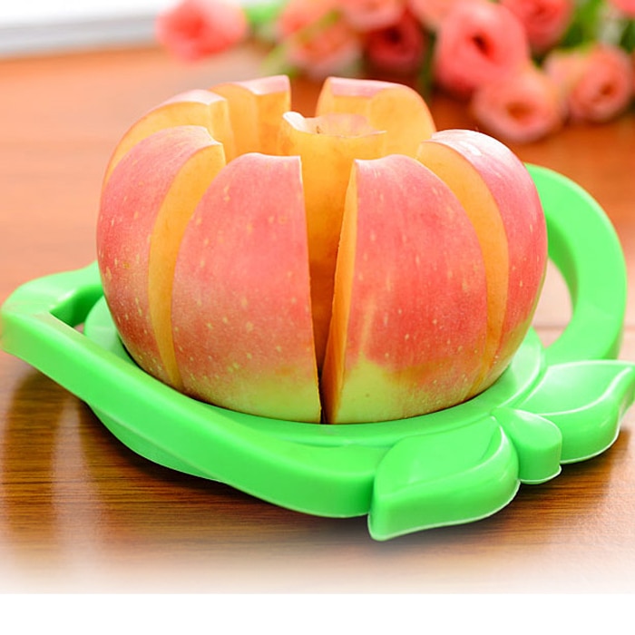 Novel Apple Vormige Rvs Apple Slicer Corer Peeler Keuken Item-Kleur Diverse
