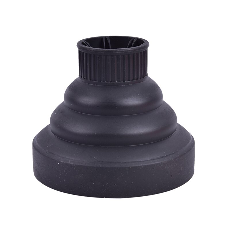 Diffuser disk hårtørrer krøllet tørring blæser hår curler styling værktøj tilbehør til salon universal hair curl diffuser cover: Bk