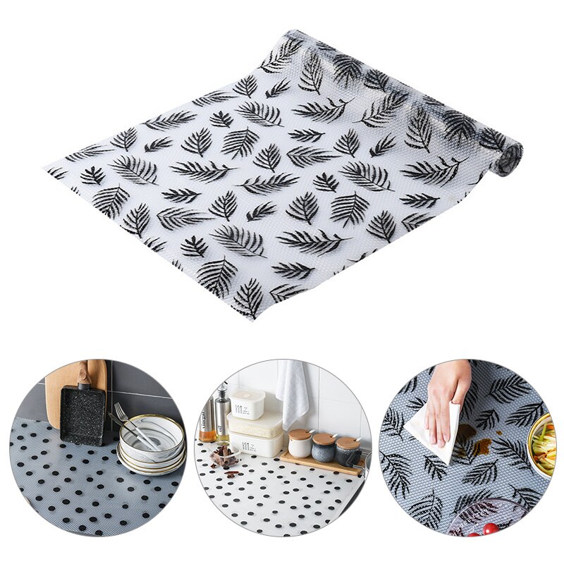 Lademat oliebestendig vochtbestendig keukentafel plankvoering matten kasten onderlegger papier antislip waterdichte kast placemat 45*122 cm