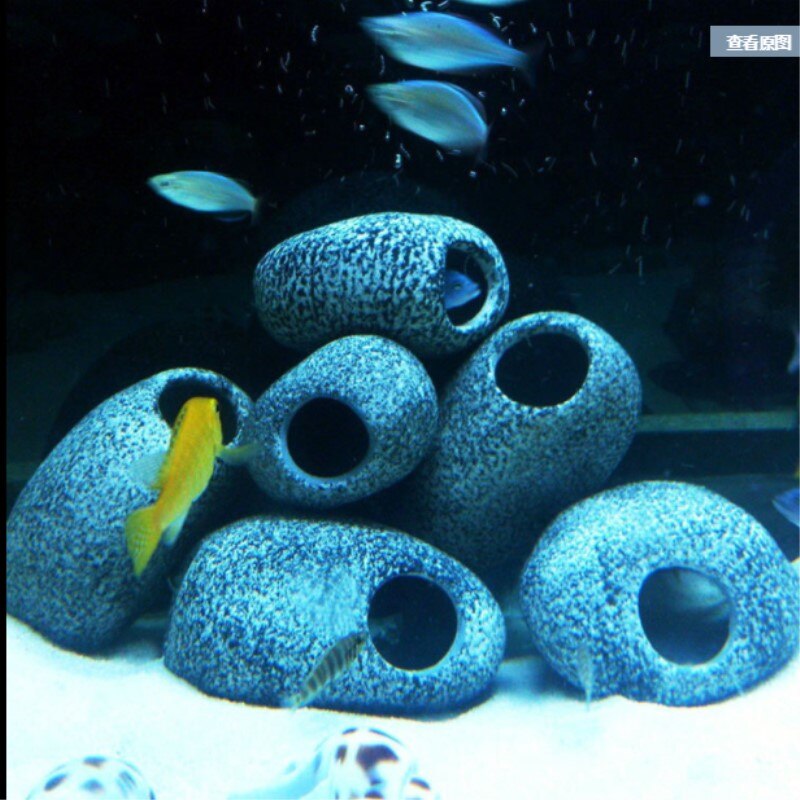 Visontwijkingshuis aquarium hars stenen grot ornament aquarium landschapsarchitectuur vissenkom stenen decoratie aquariumplanten