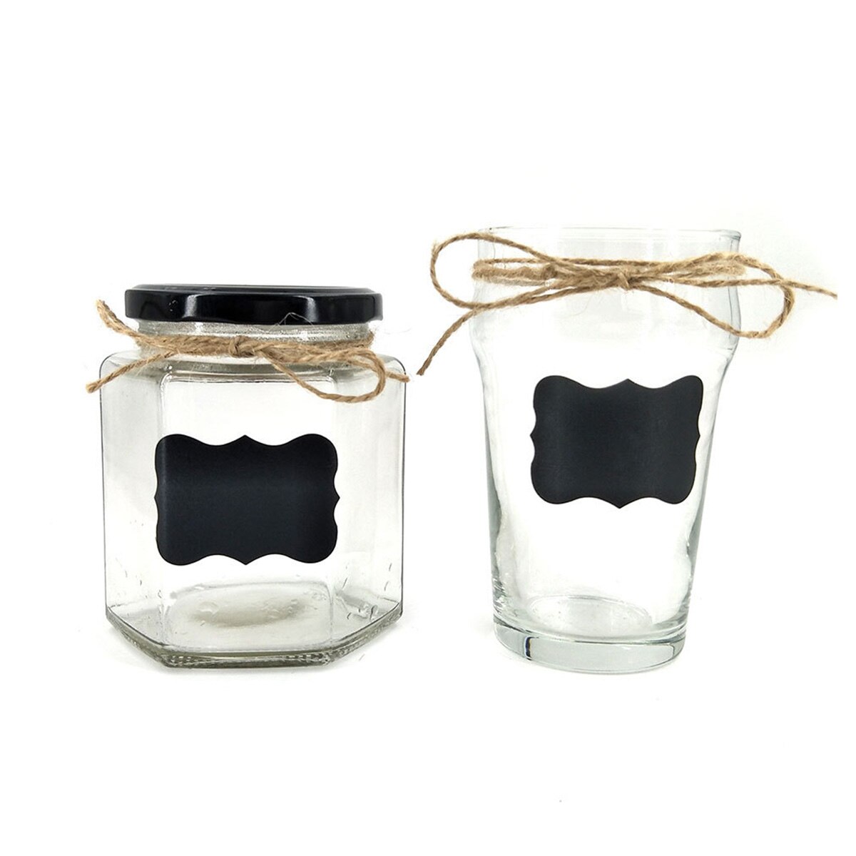 48pcs/Set Classification Label Can Be Written And Removed Self-Adhesive Black PVC Sticker Organize Tool For Home Office