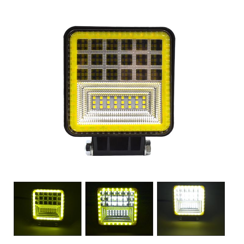 2pcs Led Light Bar 200W Led Bar 42 LEDs Square Spotlight Off road Led Work Light 12V 24V For Car Truck 4X4 4WD Car SUV ATV
