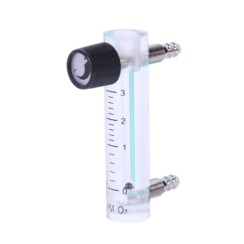 0.1-3LPM 1L Zuurstof Flowmeter Flowmeter Met Regelklep Voor Zuurstof Lucht Gas: Default Title