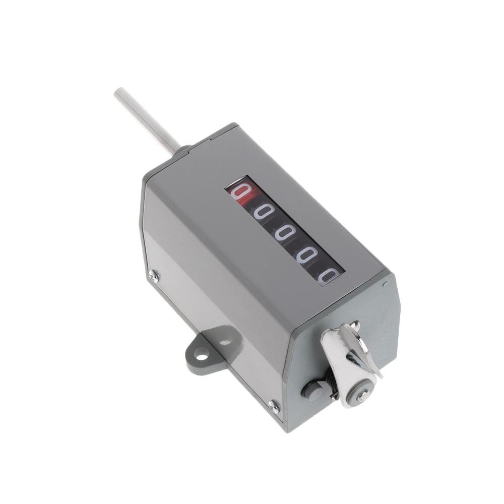 75-I Mechanical Resettable 5 Digits Display Rotary Revolution Counter 350 R/Min