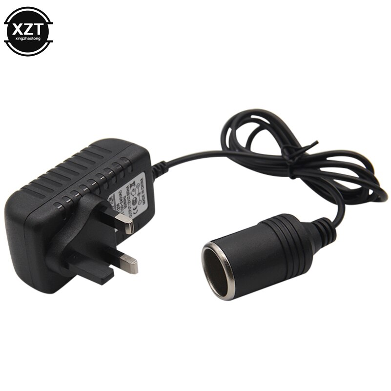 220v to 12v 2a for bil sigarettenner strømadapter stikkontakt 220v to 12v 600ma lader omformer hjemme deler us/eu/uk: Uk 600ma