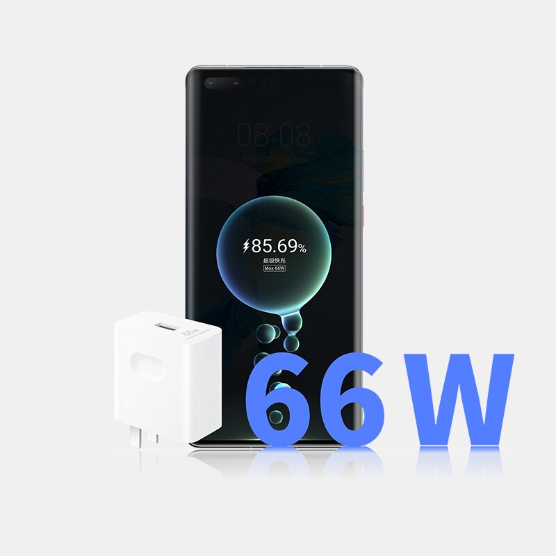 Originele Huawei Supercharge Max 66W Met 6A Usb Type-C Kabel Voor Huawei Mate 40 Pro Mate 40 rs Mate X2
