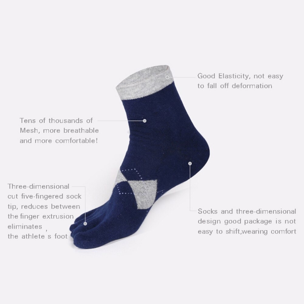 Unisex Finger-getrennt Kappe Socken Geruch Beständig Baumwolle Polyester Spandex Ankle Strumpfwaren Sport Fitness Schuhe