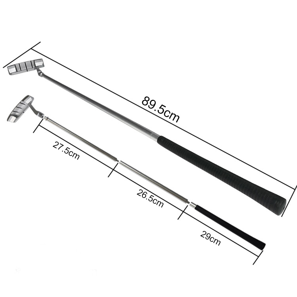 Classic Mini Portable Golf Ball Holder Putter Putting Home Office Indoor Training Aids Golf Putting Practice Kit Set