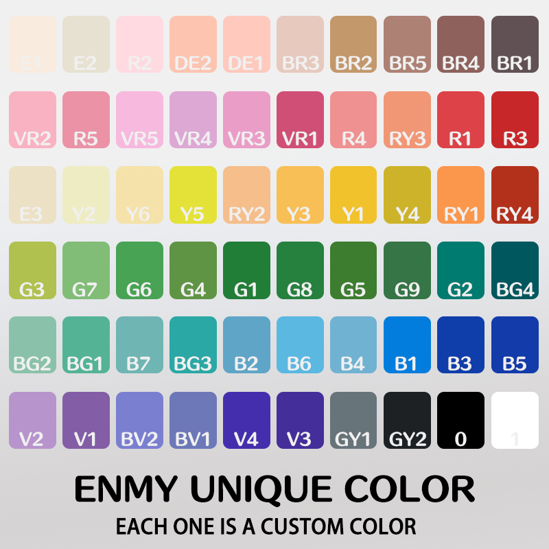 ENMY direct liquid soft-tip acrylic marker pen Large capacity student children's painting brush graffiti watercolor pen
