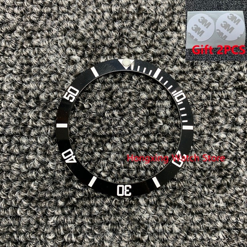38mm Uhr Ring Keramik Lünette Einsatz Ring für GMT Uhr 40mm Gehäbenutzen Uhr Zubehör Innen durchmesser 30,8mm 2 stücke Band): sub Keramik 5