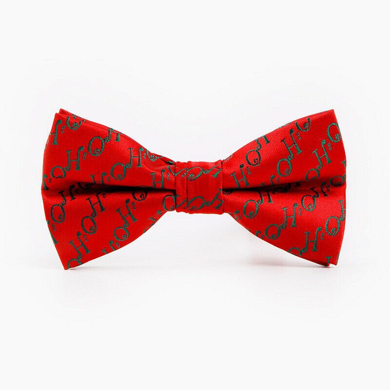 Jul bryllup justerbare mænd dreng bowtie slips butterfly hals nyhed: F
