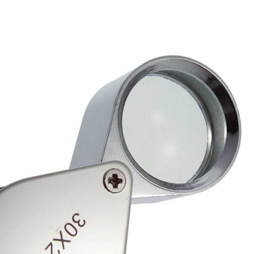 Jewellers Lens - Loupe 30 x 21mm Glass Jewellery Antiques Magnifier Eye Lens