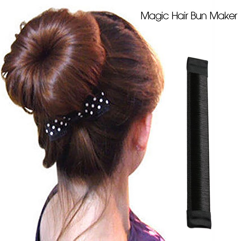 Magic hair bun maker hår munk bull maker lätt bulle hår fransk twist magic bun maker klipp för kvinnor smink