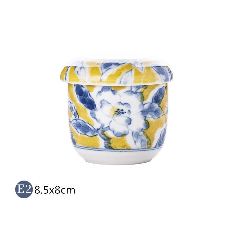 1pcs Ceramic Dish Dish Dinner Plate Service Plate Western Food Disc Salad Bowl Teacup Kitchen Board Wedding Kitchen Goods: E2