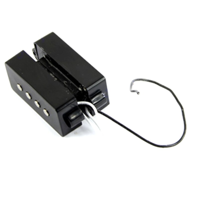 Noiseless Pickup Set for Precision P Bass Bridge Pickup Set Black: Default Title