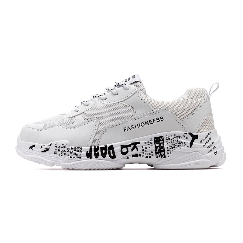 Winter shoes men outdoor sports shoes comfortable shoes white shoes non-slip wearable men's casual shoes 007: White / 10