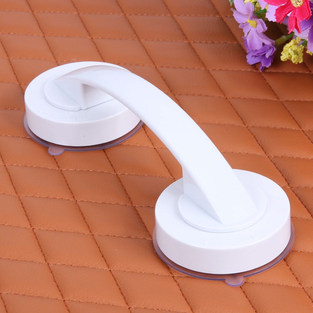 Easy to install Vacuum Sucker Suction Cup Handrail Bathroom Super Grip Safety Grab Bar Handle for Glass Door Bathroom Elder