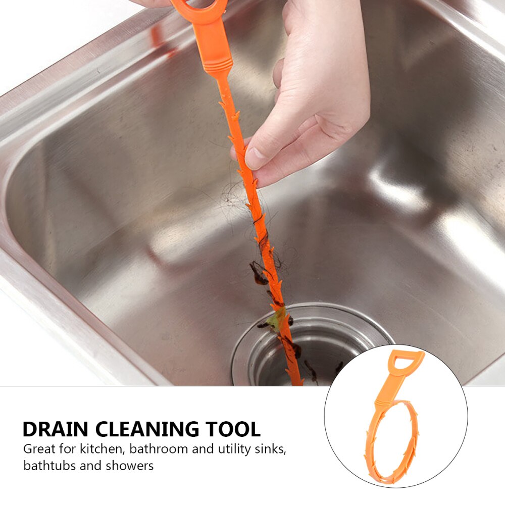 6 Pcs Flexible Grabber Tool Hose Pickup Reaching Assist Tool for Drains Toilet