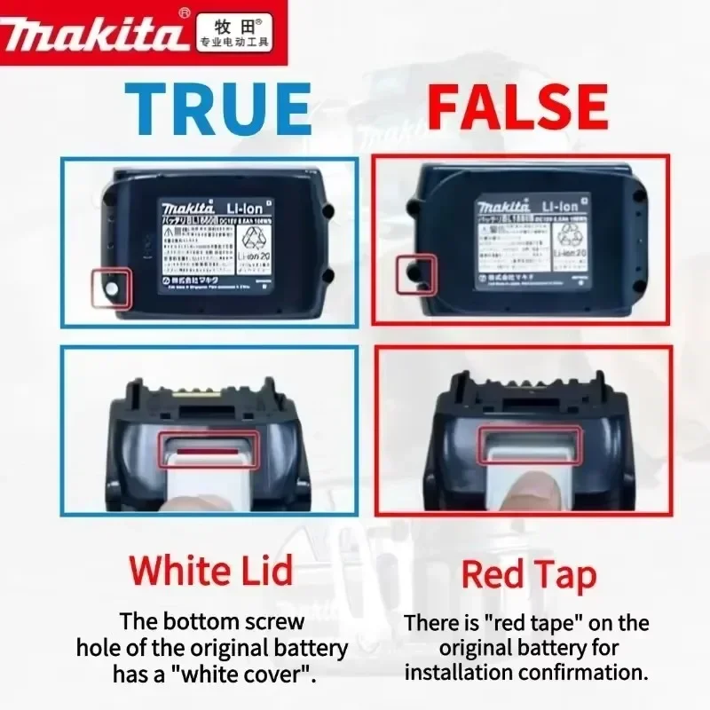 🪫 100%  aitoa 18v makita 6ah/5ah makita akulle  bl1840 bl1830b bl1850b bl1850 bl1860 bl1815 vaihto litiumakku🏅