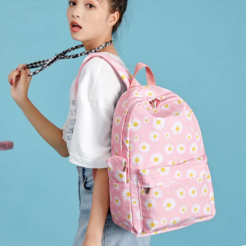 Sacs à dos d'école légers et résistants à l'eau pour adolescentes, Style japonais, imprimé Floral, pour lycée, pour enfants