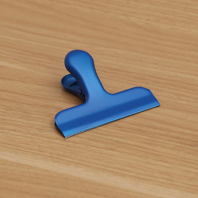 Zacisk sprężynowy długi spinacz ze stali nierdzewnej jedzenie gabinet wiążący spinacz nordycki ins zatrzask uszczelniający metalowe spinacze robić papieru dekoracyjne spoiwo: 4