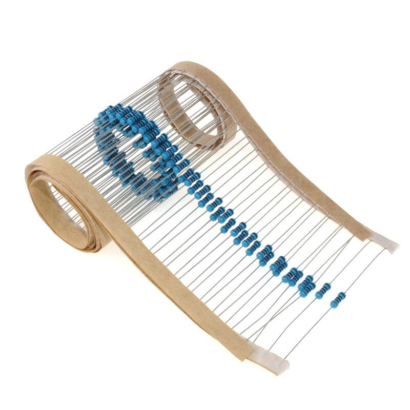 Metal film resistor series 1% 1/2W Watt 270K 300 330 360 K 390 430 470 510 KR 560 620 680Ohm 750 820 910 KOhm 1M 1.2M 1.5M 1.8M