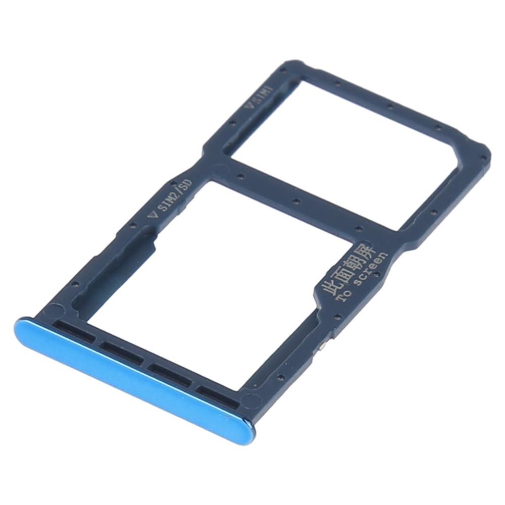 SIM Card Tray Micro SD Card for Huawei P30 Lite Mobile Phone Card Slot Adapter: Blue Color
