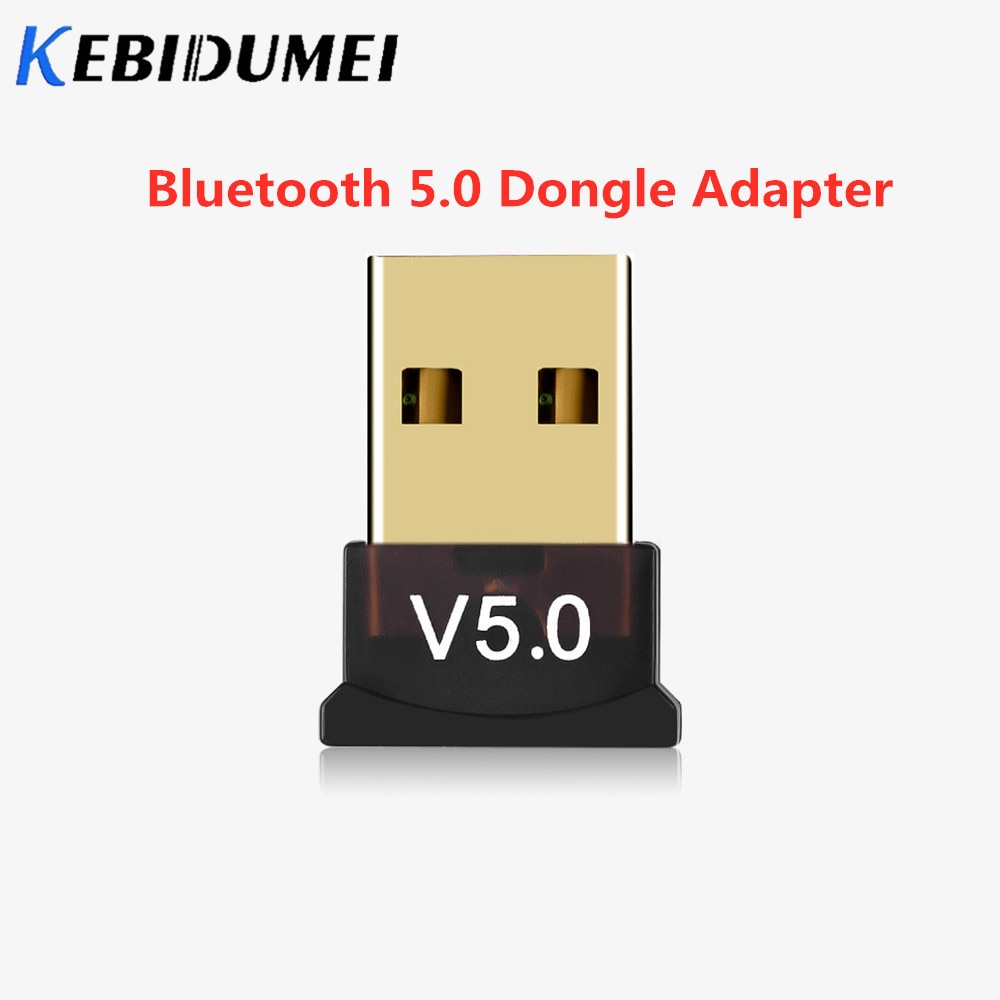 Kebidumei Bluetooth 5.0 Usb Dongle Adapter Voor Computer Pc Wireless Usb Bluetooth Zender Muziek Ontvanger Bluetooth Adapter
