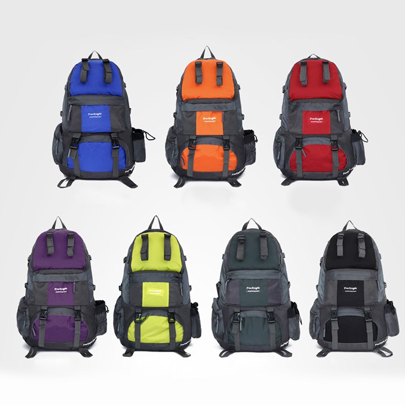 50L Outdoor Hiking Backpack Waterproof Nylon Travel Mountain Trekking Camping Climbing Sport Bag WHShopping